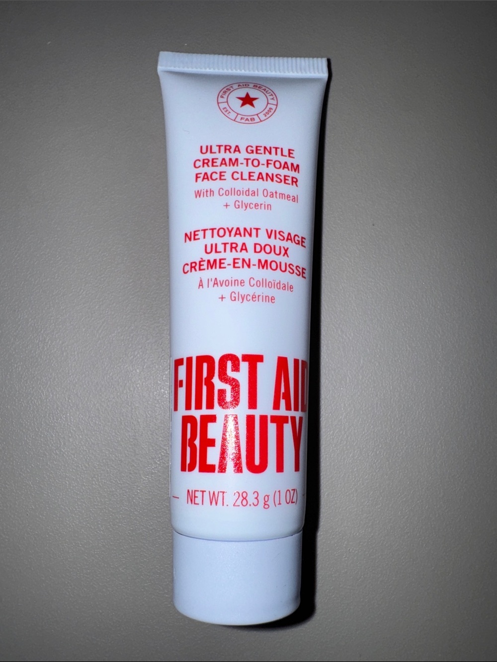 Brand New First Aid Beauty Ultra Gentle Cream-to-Foam Face Cleanser